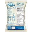 Back of PEACASA High Protein Chickpea Chips Sea Salt - Vegan Protein Chips - High Protein Snacks Vegetarian - Chickpea Snacks