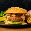 Dr. Praeger's Vegan Grillhouse Burger Lifestyle
