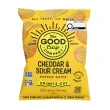 The Good Crisp Company Crinkle Cut Potato Chips Cheddar & Sour Cream Front