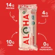 ALOHA Protein Bars Peppermint White Chocolate Gluten-Free Organic Plant-Based Protein Bar