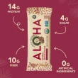ALOHA Protein Bars ALOHA Bars Organic Plant-Based Protein Bar Chocolate Chip Protein Bar Oatmeal Protein Bar