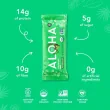 ALOHA Protein Bar Organic Plant-Based Protein Bar Chocolate Mint Protein Bar