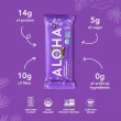 ALOHA Protein Bar Organic Plant-Based Protein Bar Chocolate Fudge Brownie Protein Bar