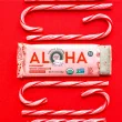 ALOHA Protein Bars Peppermint White Chocolate Gluten-Free Organic Plant-Based Protein Bar