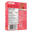 Back of Bob Snail Dried Fruit Snacks Healthy Fruit Roll Up Natural Fried Fruit Leather Apple Strawberry