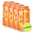 Poppi Prebiotic Soda Orange 4-Pack, 355 mL each