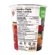 Nutrition Label of Chef Woo Plant-Based Instant Ramen Braised Beef