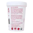 Back of Cocojune Organic Cultured Coconut Unsweetened Strawberry - Vegan Yogurt - Coconut Based Yogurt - Cocojune Coconut Yogurt
