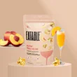 EATABLE Gourmet Popcorn Alcohol Infused Popcorn Poppin' Peach Bellini Popcorn