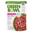 Front of Green Bowl Upcycled Vegan Quinoa Bowl Microwavable Quinoa Quinoa Pea