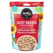 Front of Healthy Crunch Just Seeds Sunflower Seeds - Raw Sunflower Seeds - Hulled Sunflower Seeds - Sunflower Seeds To Eat
