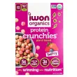 Front of IWON Organics Plant-Based Protein Crunchies Berry, 198g
