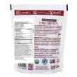Back of Justin’s Organic Dark Chocolate Peanut Candy Pieces - Organic M&ms - Healthy Smarties - Organic Smarties
