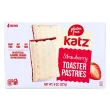 Front of Katz Gluten-Free Toaster Pastries Strawberry - Gluten Free Toaster Pastry - Gluten Free Pop Tarts - Gluten Free Toaster Strudel