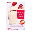 French Front of Katz Gluten-Free Toaster Pastries Strawberry - Gluten Free Toaster Pastry - Gluten Free Pop Tarts - Gluten Free Toaster Strudel
