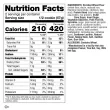 Nutrition of Lenny & Larry's High Protein Complete Cookie Birthday Cake