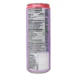 Bloom Sparkling Energy Drink Peach Mango Back of can NFt Ingredients Bilingual