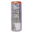 Bloom Sparkling Energy Drink Juicy Orange Back of can NFt Ingredients Bilingual