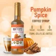Matteo’s Sugar-Free Barista Coffee Syrup Pumpkin Spice - Keto Pumpkin Spice Syrup - Keto Pumpkin Spice Latte - Keto Coffee Syrups