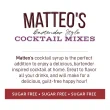 Matteo’s Bartender Style Cocktail Mixes Thin Pomegranate Margarita, 750mL