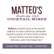 Matteo’s Bartender Style Cocktail Mixes Thin Cosmopolitan, 750mL