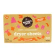 Front of Natural Value Compostable Dryer Sheets Unscented