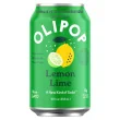 Front of OLIPOP Low Sugar Prebiotic Sparkling Tonic Lemon Lime