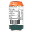 OLIPOP Low Sugar Prebiotic Sparkling Tonic Caramel Apple Side of can NFt Ingredients Bilingual