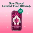 OLIPOP Low Sugar Prebiotic Sparkling Tonic Limited Edition Pomegranate Sparkler, 355mL
