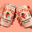 Lifestyle 2 of OLIPOP Low Sugar Prebiotic Sparkling Tonic Strawberry Vanilla - Strawberry Vanilla Soda - Healthy Strawberry Drink - Healthy Cream Soda