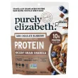 Purely Elizabeth Ancient Grain Protein Granola Dark Chocolate Blueberry Front of bag