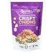 Front of Queen's Premium Gluten-Free Crispy Onions Garlic Pepper - Keto Fried Onions - Crispy Fried Onions - Healthy Fried Onions