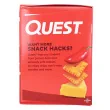 Side 1 of Quest High Protein Cheese Crackers Spicy Cheddar - High Protein Crackers - High Protein Cheese Crackers - Keto Cheese Crackers