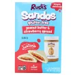 Rudi’s Gluten Free Sandos Justin’s Peanut Butter & Strawberry Spread, 4 Sandos Back