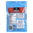 Back of Riz Wagyu Beef Jerky Keto Beef Jerky Low Sugar Jerky Halal Wagyu Jerky