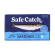 Front of Safe Catch Skinless & Boneless Wild Sardines in Water