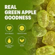 Shameless Snacks Low Sugar Gummies Healthy Gummy Candy Green Apple Blast