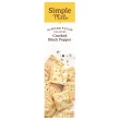SIde of Simple Mills Grain-Free Almond Flour Crackers Cracked Black Pepper, 120g