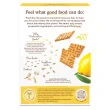 Back of Simple Mills Grain Free Sweet Thins Lemon, 120g