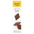 Side of Simple Mills Grain Free Sweet Thins Chocolate Brownie, 120g