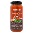 Front of SOLENZI Pomodoro Sauce - No Added Sugar Tomato Sauce - Keto Pasta Sauce - Gluten Free Tomato Sauce
