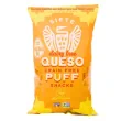 Front of Siete Grain-Free Puff Snacks Dairy-Free Queso - Grain Free Puffs- Grain Free Chips - Lentil Chips