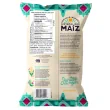 Back of Siete's Maiz Totopos Corn Tortilla Chips Sea Salt - Gluten Free Tortilla Chips - Tortilla Chips Avocado Oil - Avocado Oil Chips