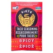 Front of Siete Taco Seasoning Spicy - Paleo Taco Seasoning, - Gluten-free Seasoning - Taco Seasoning Packet
