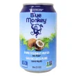 Blue Monkey Pure Coconut Water No Pulp Front of can
