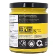 Back of Maison Orphee Organic Yellow Mustard with Turmeric - Made in Canada Mustard - Gluten Free Mustard