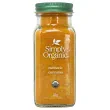 Front of Simply Organic Turmeric Root Ground - Organic Turmeric Ground - Kosher Turmeric Ground - Organic Seasoning