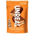 Front of Unreal Dark Chocolate Caramel Peanut Nougat - Fair trade chocolate canada - Best fair trade chocolate- Healthy chocolate snacks - Dark chocolate bar