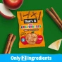 That’s It No Sugar Added Organic Fruit Crunchables Apple + Cinnamon Crisps 6-Pack Lifestyle