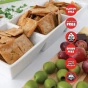 Lifestyle 1 of Artisan Tropic Crackers - Gluten Free Crackers - Grain Free Crackers - Healthy Crackers - Plantain Crackers - Tomato Herb Crackers